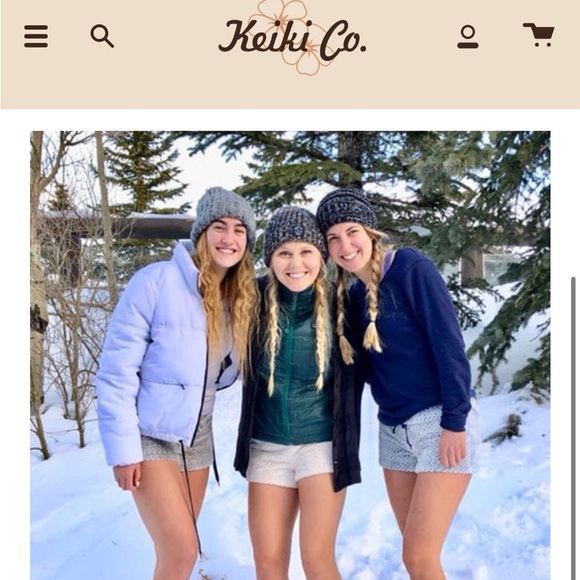 Keiki Co. Cozy Spa Shorts NWT - Picture 3 of 4